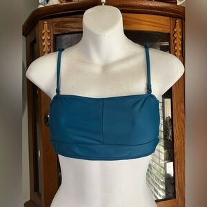 Blackbough Swim Bikini Open Back Top Size Small